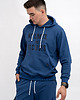 bluzy męskie Bluza męska  z kapturem  ,,No Limits No Excuses" denim 1