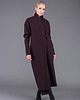 płaszcze damskie Plum col haut coat 1
