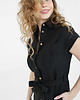 sukienki midi damskie Lniana Sukienka MARIGOLD deep black 4