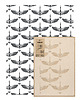 tapety i naklejki ścienne Powtarzalny szablon malarski / FLOCK OF CRANES 2