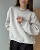 bluza bez kaptura damska Bluza Soho mocca melange 4