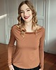 bluzki - inne Bluzka HORTENSJA camel 1