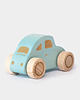 klocki i zabawki drewniane Autko Garbus  niebieskie + personalizacja 2