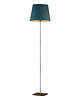 lampy podłogowe Skandynawska lampa stojąca do salonu z abażurem PALERMO VELUR 3