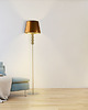 lampy podłogowe Złota lampa podłogowa do salonu SEUL MIRROR 1