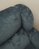 sofy i szezlongi Sofa welurowa granatowa, włoski design, lata 70, produkcja: Włochy 8