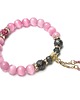 bransoletki z kamieni naturalnych Troki boho  /pink/ - bransoletka 3