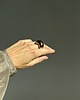 pierścionki - różne Pierścionek 02 ceramiczny srebrno brązowy, statement ring 6