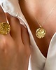 pierścionki złote Pierścionek sygnet SUN & MOON 2