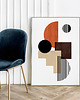 plakaty Plakat Beżowa geometria v3 1