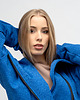 płaszcze damskie PŁASZCZ DRESOWY ,,ANGELA'' chaber 5