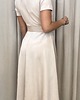 sukienki midi damskie Sukienka z paskiem Beige 2
