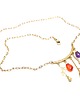 złote naszyjniki Alloys Collection /Arch - multicolour/- naszyjnik 6