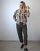 bluza bez kaptura damska Bomberka oversize zebra 2