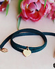 bransoletki skórzane Emerald one love bransoletka zamszowa 1