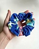 gumki do włosów Delikatna niebieska gumka do włosów na lato - CHABROWA  - scrunchie 6