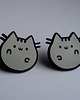kolczyki - inne Kolczyki pusheen cat head 1