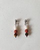 kolczyki z kamieniami Kolczyki DROPSY MINI jaspis czerwony, tygrysie oko, kamień rzeczny 1