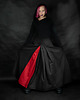 spódnice maxi Spódnica HAKAMA czarn czerwona 3