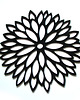 obrusy i serwetki serwetka aster czarna 35cm 2