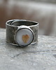 pierścionki srebrne Roman Ancient Ring ;) złota plamka 1