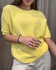 swetry damskie  Sweter alpaka krótki rękaw 3
