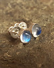 kolczyki wire wrapping kamienie księżycowe w srebrnych sztyftach 1