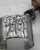 bransoletki wire wrapping Kolorowe cyrkonie    - BRANSOLETA MANKIET - CUFF 2