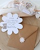kartki scrapbooking MIŚ ZE STOKROTKĄ zaproszenie + podziękowanie 2