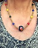 korale BOHO uroczy bajeczniej kolorowy naszyjnik jedyny TAKI Unikat handmade #2 2