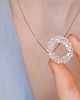 wisiory CRYSTAL - duży, owalny szklany wisior 1
