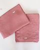 obrusy i serwetki Lniany obrus z listwą DUSTY PINK 5