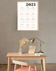 plakaty Plakat Minimalistyczny kalendarz 2023, personalizowany prezent 4