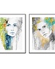 plakaty Kobiety, twarze, komplet 2 plakatów autorskich 50/70 cm 3