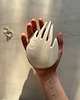 pojemniki na biżuterię Ceramiczna Łapka Handmade Talerzyk na Biżuterię Pearl White 4