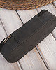 pokrowce i etui - organizery SKÓRZANE ETUI NA OKULARY PIÓRNIK CZARNY VINTAGE PAOLO PERUZZI T-82-HBL 2