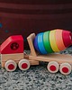 klocki i zabawki drewniane Auto Betoniarka + personalizacja 7