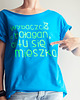 t-shirt damskie Wybaczcie bałagan niebo Oversize 2