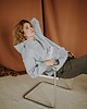 bluza z kapturem damska Bluza oversize Gray dla mamy i taty 1
