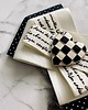 broszki Brosza Black & White z sercem z szachownicy  NEW 3