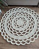dywany Dywan okrągły ze sznurka bawełnianego szydełkowy 90cm 2