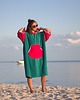 stroje kąpielowe i kostiumy kąpielowe damskie Szlafrok dla morsa - Surf Poncho - Green Energy 2
