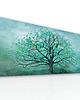 obrazy Obraz na płótnie Drzewo w turkusie 150x60cm 2
