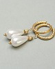 kolczyki pozłacane Kolczyki pozłacane Pearls [white] perły vol. 24 1