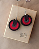 kolczyki soutache Długie kolczyki Zawrotne Premium brązowe 4
