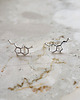 kolczyki srebrne Kolczyki SEROTONINA- srebro 1