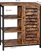 komody i szafki Szafka Drewniana Komoda z Półkami Rustic 1
