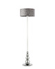 lampy podłogowe Czarna lampa podłogowa do salonu ROMA 4