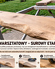 półki Półka drewniana wisząca naturalna krawędź dębowa 2