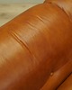 sofy i szezlongi Sofa skórzana ruda, włoski design, lata 70, produkcja: Włochy 7
